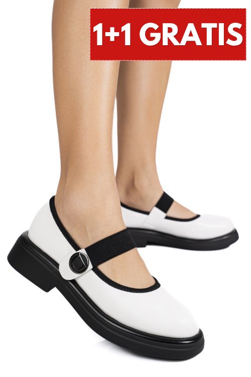 Pantofi white lspu56