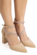 PANTOFI BEIGE BSPG-0913-1