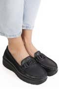 MOCASINI NEGRI PIELE NATURALA ASPN2208