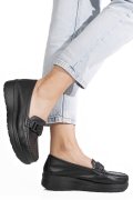 MOCASINI NEGRI PIELE NATURALA ASPN2208