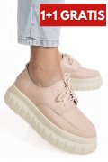 PANTOFI ROZ PIELE NATURALA ASPN92510