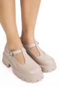 PANTOFI NUDE SHINING LSPU28