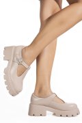 PANTOFI NUDE SHINING LSPU28