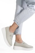 PANTOFI SPORT OLIVE PIELE NATURALA FSP001930
