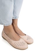 BALERINI ROZ PIELE NATURALA ASPN806
