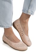BALERINI ROZ PIELE NATURALA ASPN806