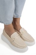 PANTOFI BEIGE PIELE NATURALA ASPN2771