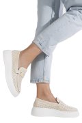 PANTOFI BEIGE PIELE NATURALA ASPN2771