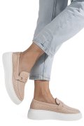 PANTOFI PINK PIELE NATURALA ASPN2771