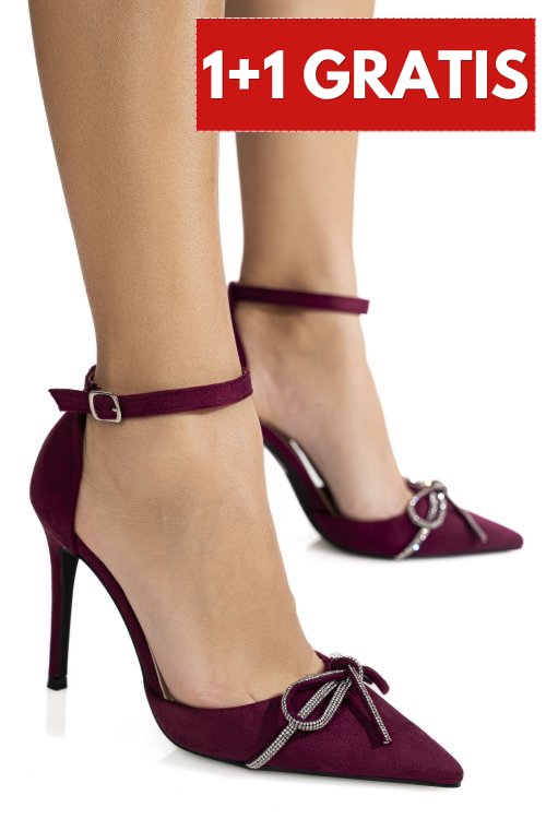 Pantofi wine bspg-37240