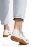 BALERINI ALBI PIELE NATURALA ASPN2857