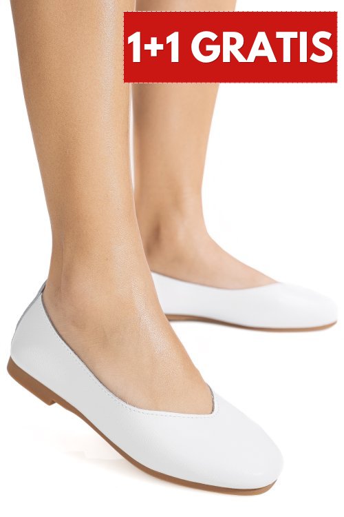 Balerini albastri piele naturala aspn9178