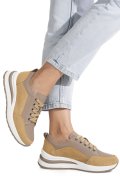 PANTOFI SPORT BEJ PIELE NATURALA ASP568