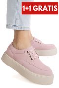 PANTOFI PINK PIELE NATURALA INTOARSA ASPN2518