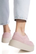 PANTOFI PINK PIELE NATURALA INTOARSA ASPN2518