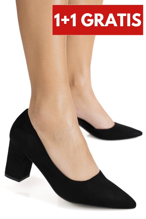 Pantofi black suede msp431