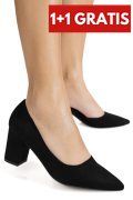 PANTOFI BLACK SUEDE MSP431