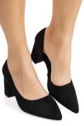 PANTOFI BLACK SUEDE MSP431