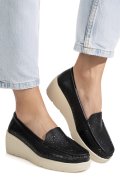 MOCASINI NEGRU PIELE NATURALA ASPN3125