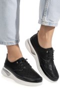 PANTOFI SPORT NEGRI PIELE NATURALA ASP096