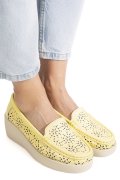 MOCASINI GALBENI PIELE NATURALA ASPN3125