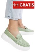 PANTOFI GREEN PIELE NATURALA ASPN2771