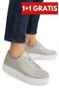 PANTOFI SPORT OLIVE PIELE NATURALA INTOARSA FSP002470