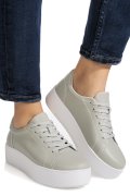 PANTOFI SPORT OLIVE PIELE NATURALA INTOARSA FSP002470