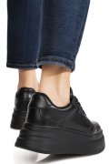 PANTOFI SPORT NEGRI PIELE NATURALA ASPN2529
