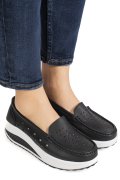 MOCASINI NEGRI PIELE NATURALA ASP335
