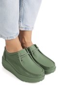 MOCASINI VERDE DESCHIS PIELE NATURALA ASPN388