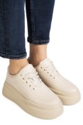 PANTOFI SPORT BEJ PIELE NATURALA ASPN2528
