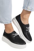 PANTOFI SPORT BLACK PIELE NATURALA 6SP02