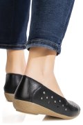 BALERINI NEGRI PIELE NATURALA ASPN806
