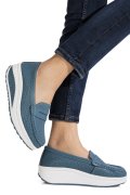 MOCASINI BLUE PIELE NATURALA ASP369
