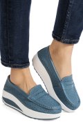 MOCASINI BLUE PIELE NATURALA ASP369