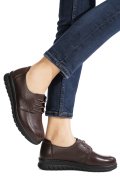 PANTOFI MARO INCHIS PIELE NATURALA 6SP06