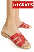 PAPUCI ROSII PIELE NATURALA 1SP1HTJ