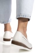 PANTOFI ALBI PIELE NATURALA ZSPB8-5
