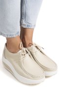 MOCASINI BEJ PIELE NATURALA ZSPB12