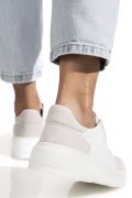 PANTOFI SPORT ALBI PIELE NATURALA FSP002538
