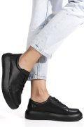 PANTOFI SPORT NEGRI PIELE NATURALA TSP-8083