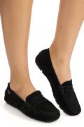 MOCASINI NEGRI PIELE NATURALA INTOARSA FSPL-XZL10