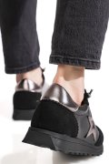 PANTOFI SPORT NEGRI PIELE NATURALA FSP002479