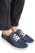 PANTOFI NAVY PIELE NATURALA ASPN6025