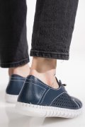 PANTOFI NAVY PIELE NATURALA ASPN6025