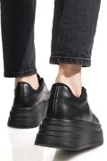 PANTOFI SPORT NEGRI PIELE NATURALA ASPN2528