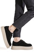 PANTOFI BLACK PIELE NATURALA INTOARSA ASPN2518