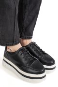 PANTOFI SPORT NEGRI PIELE NATURALA 9SP881