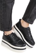 PANTOFI SPORT NEGRI PIELE NATURALA 9SP881